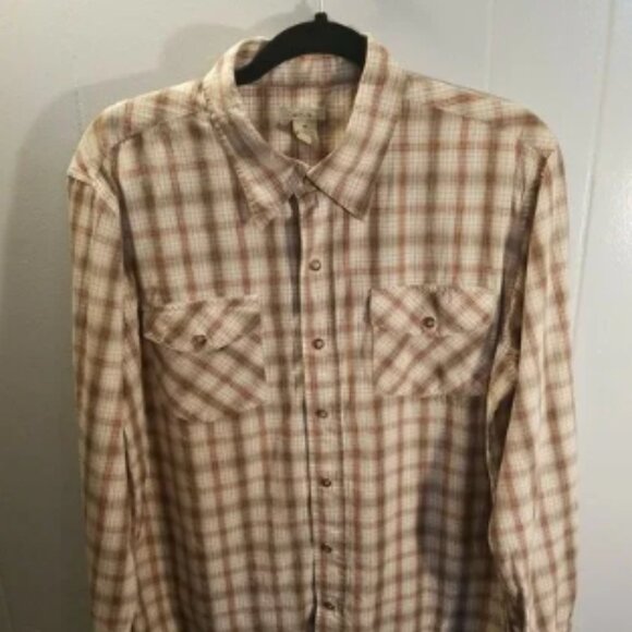 Plaid Button-Up Shirt - Picture 1 of 2